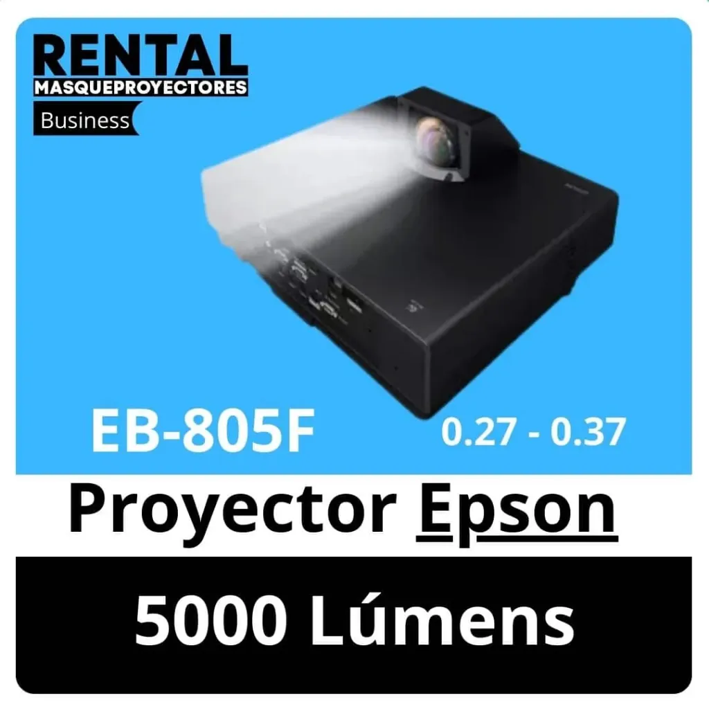 Proyector 805F Epson súper angular