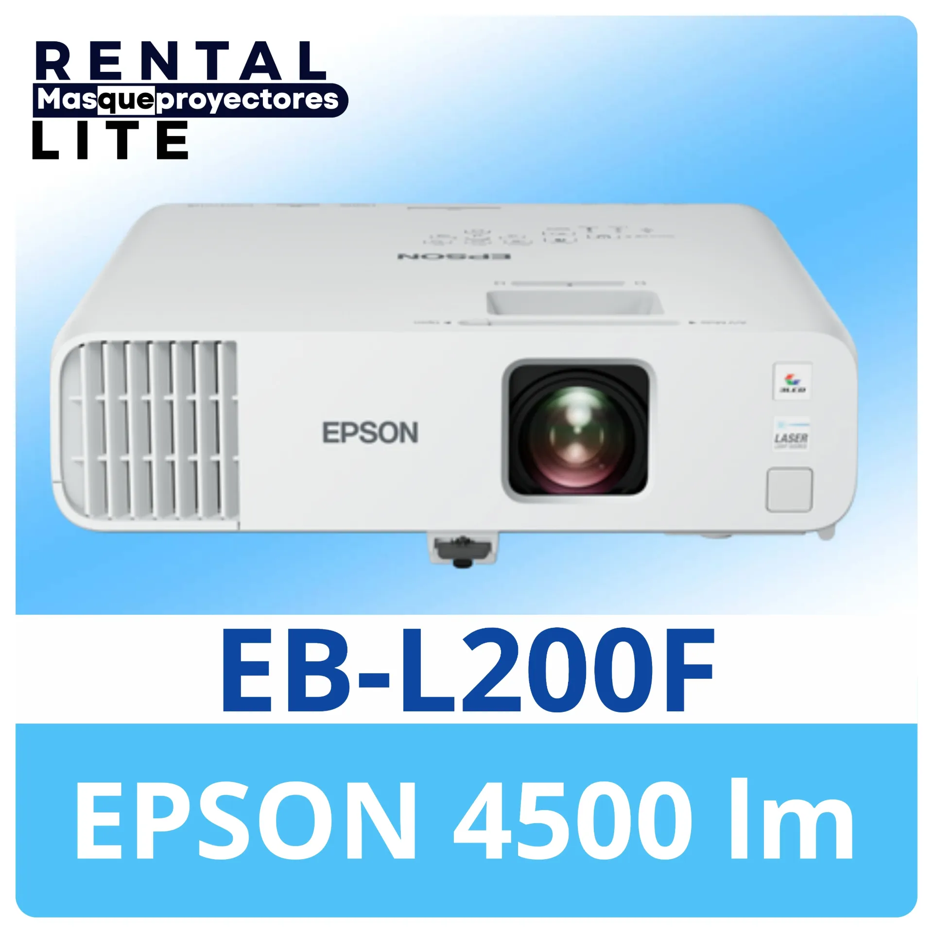 Proyector Epson EB-L200F 4500 lúmenes