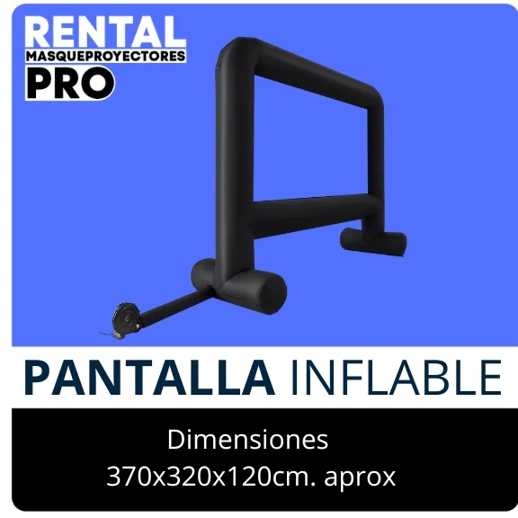 [102.03.370] Pantalla inflable de 370x320CM